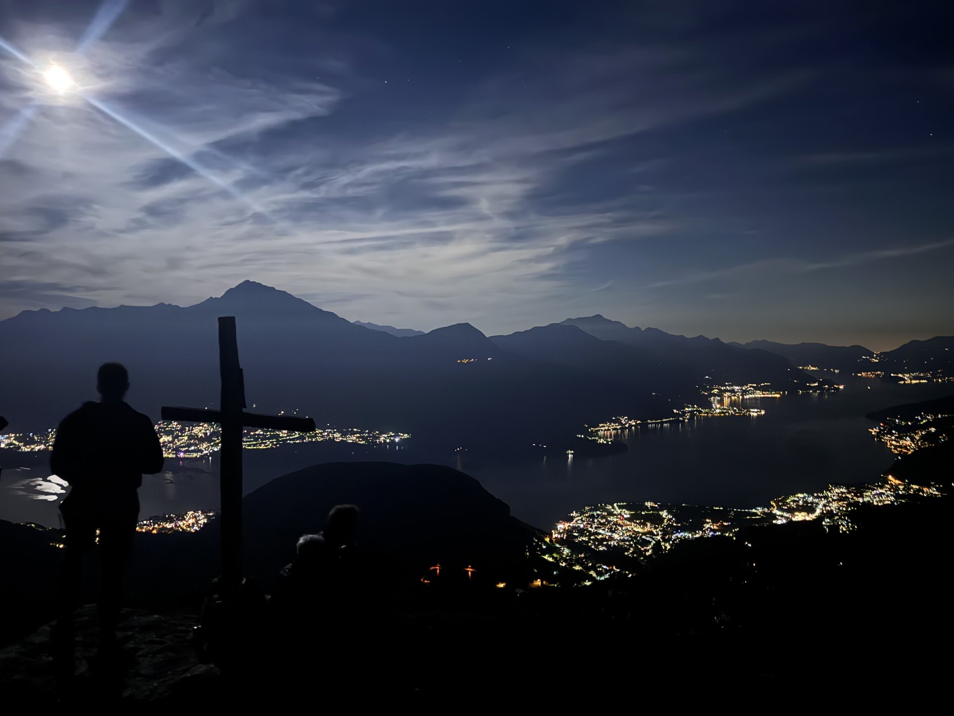 Top bij nacht